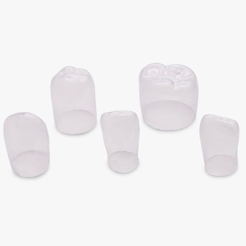 TDV Stripoff Crowns — Transparent crown forms